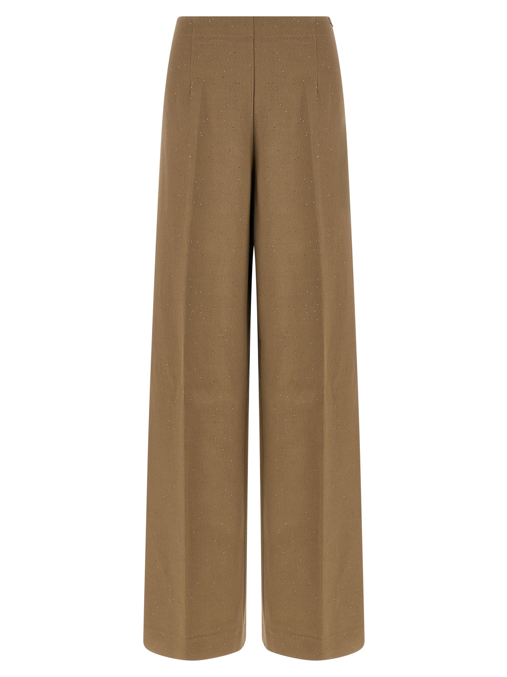 Herno Brown Viscose Casual Pants