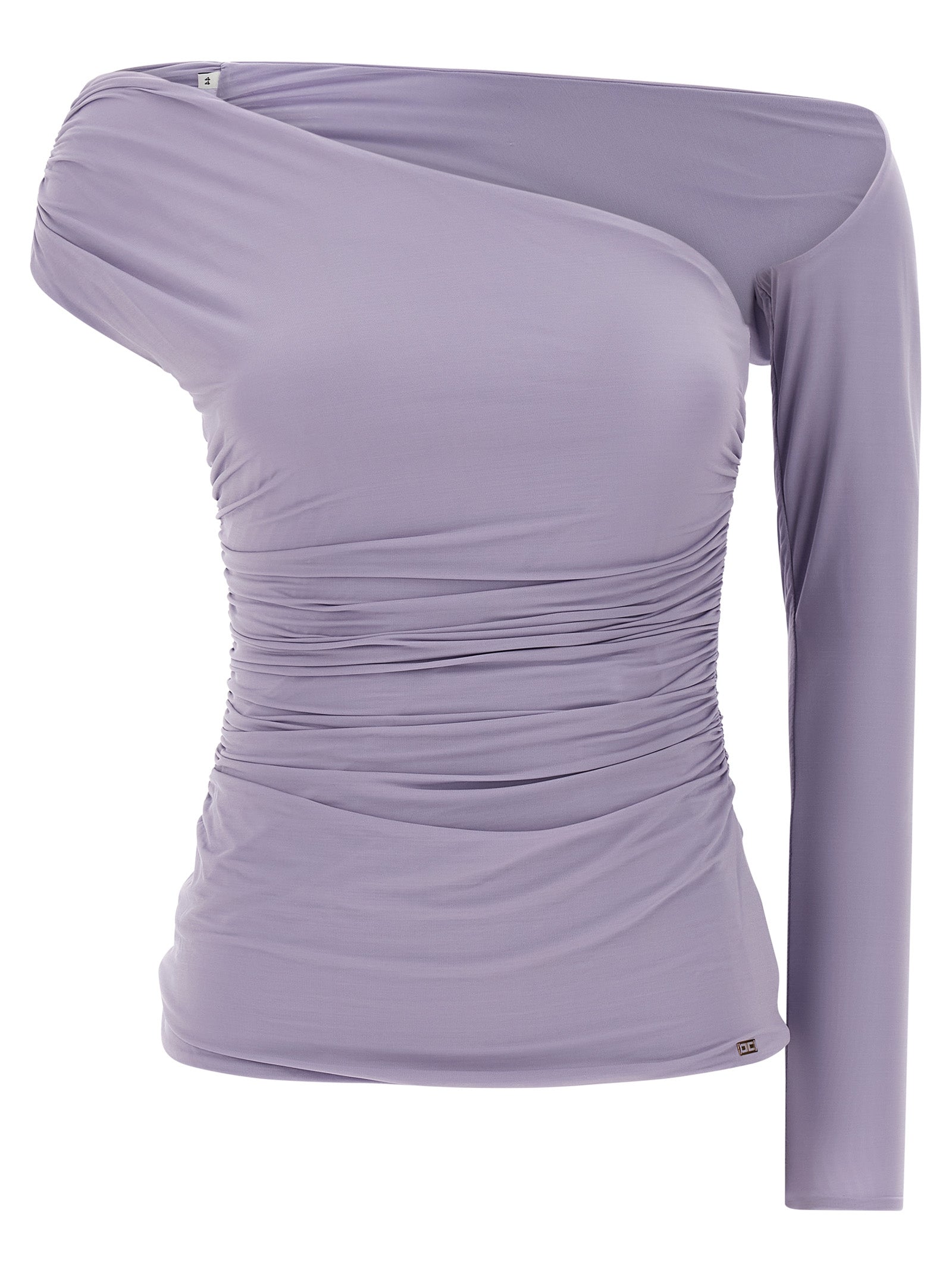 Elisabetta Franchi Purple Viscose Tank Tops