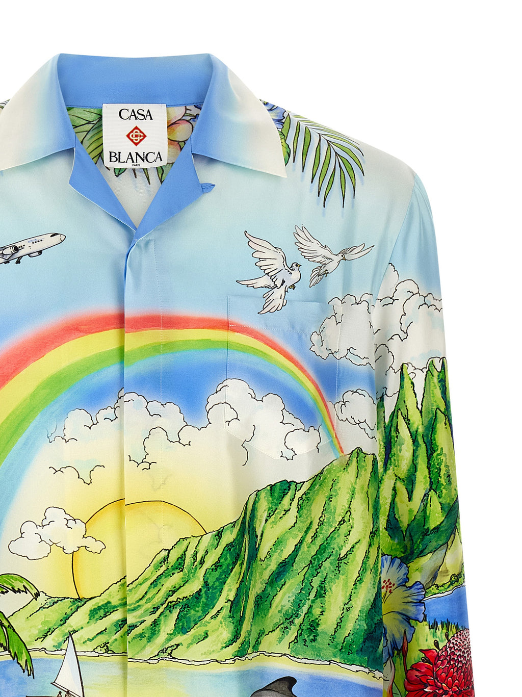 Casablanca Multicolor Silk Blouse