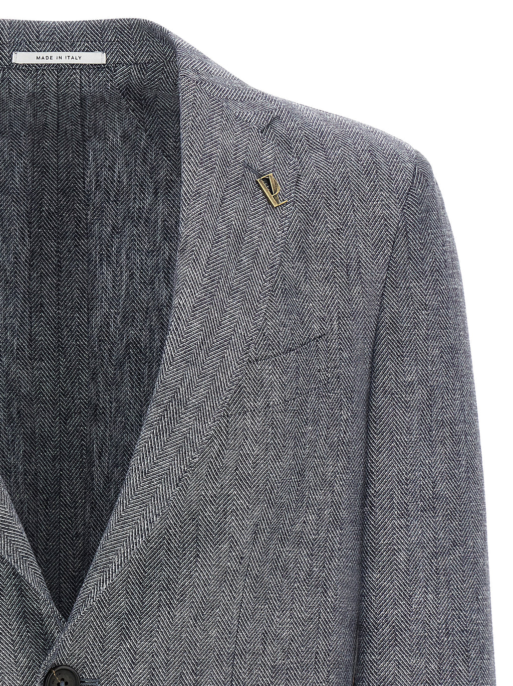 Pal Zileri Blue Linen Blazer