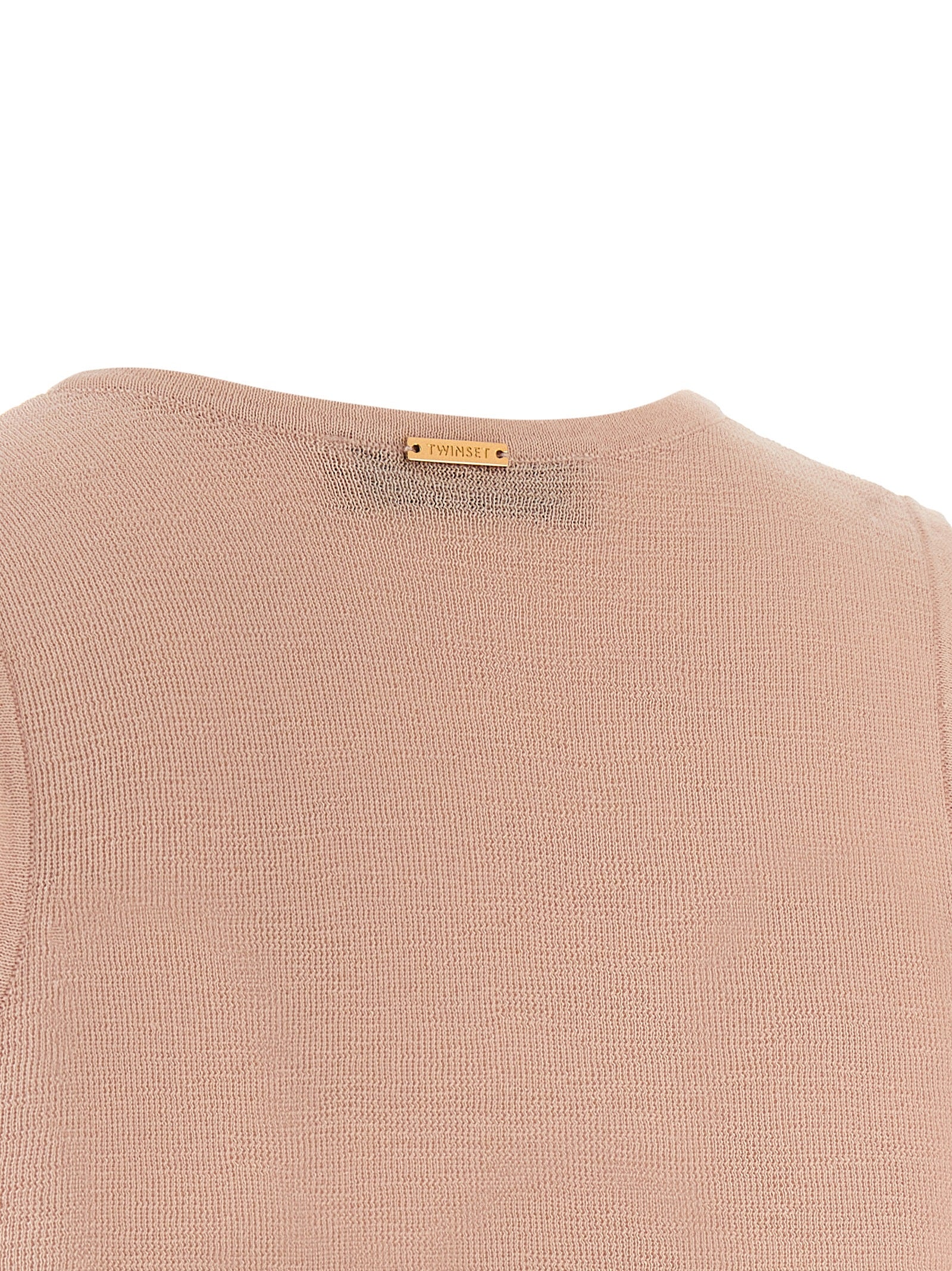Twinset Multicolor Cotton Sleeveles T-Shirt
