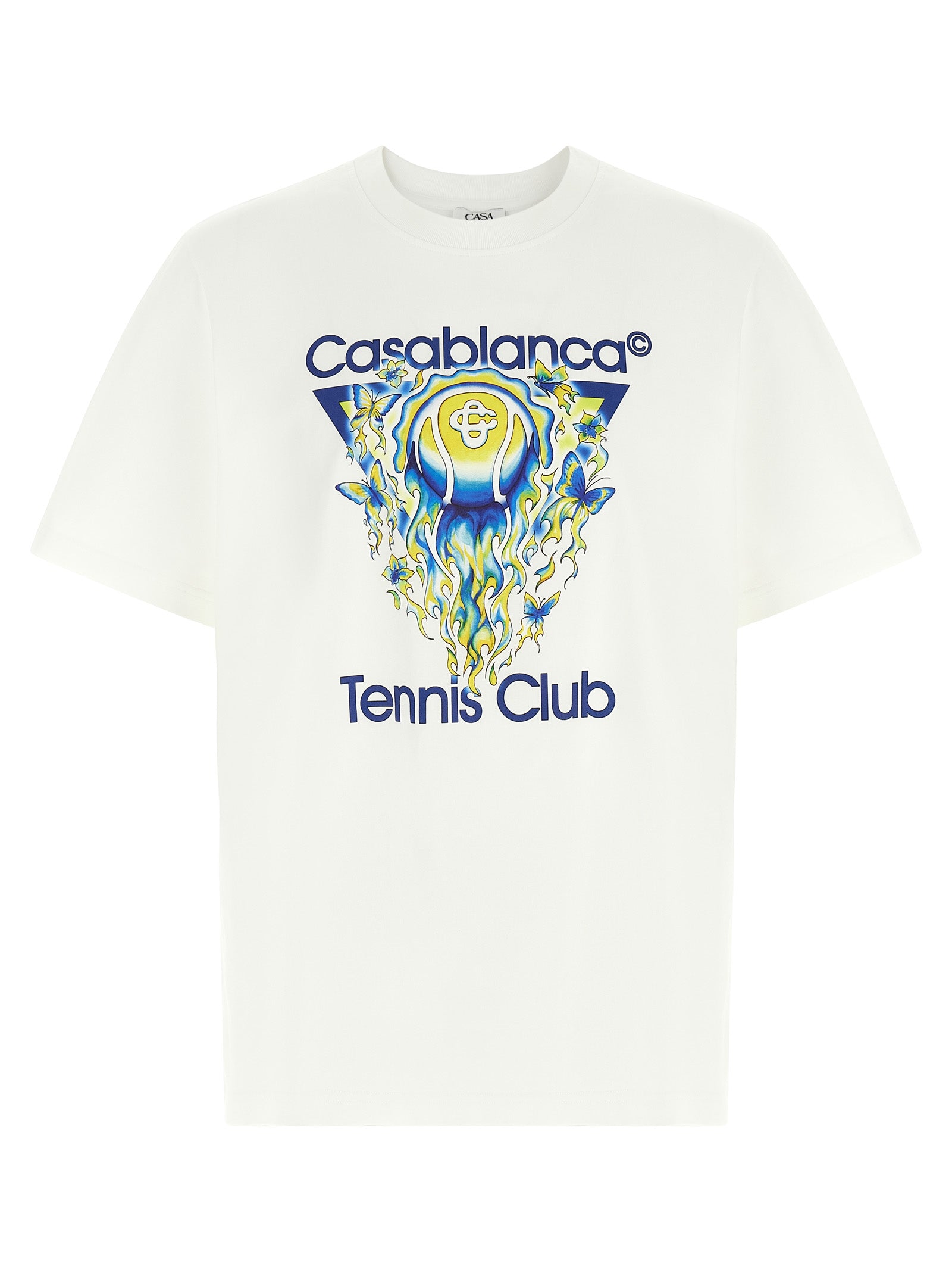 Casablanca White Organic Cotton T-Shirt