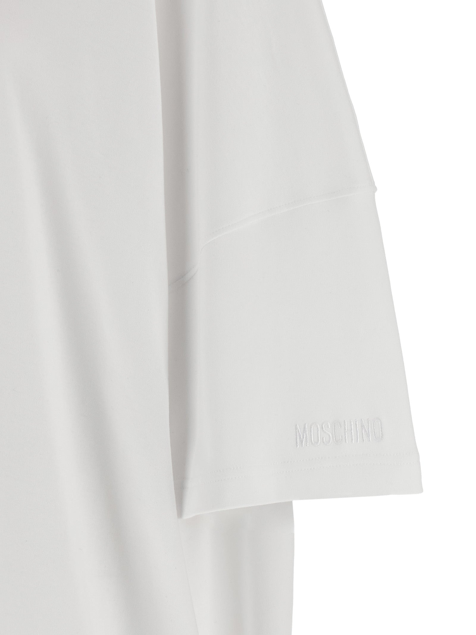 Moschino White Cotton Short Dress