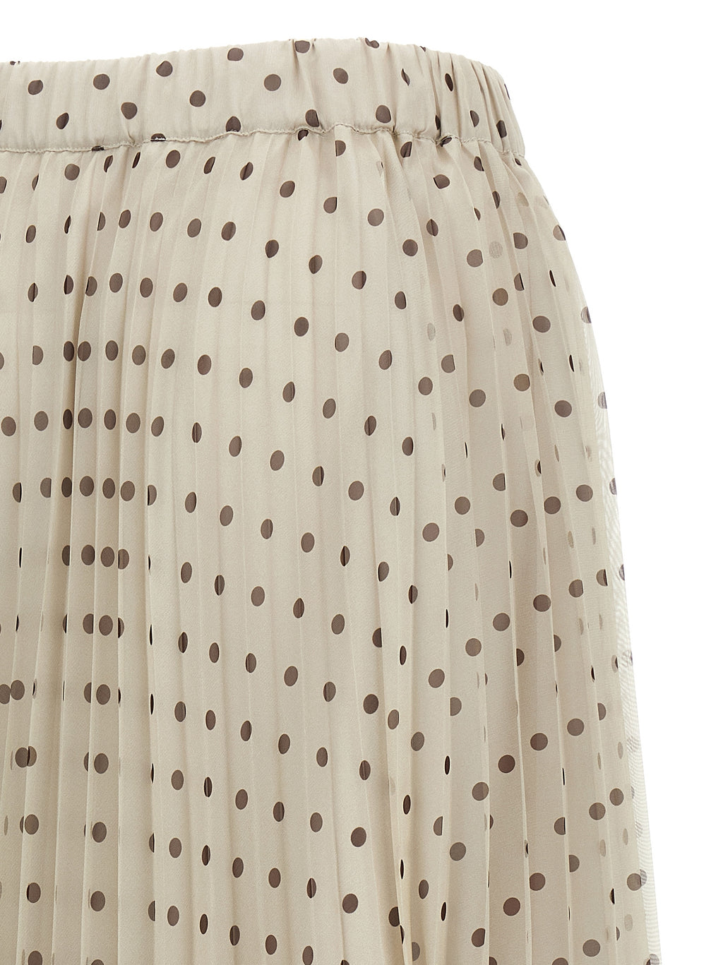 P.A.R.O.S.H. Beige Polyester Mini Skirt