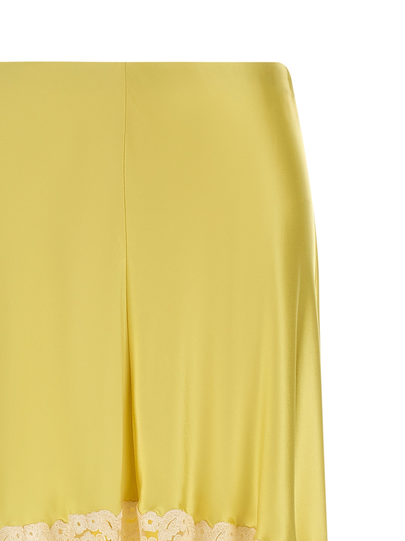 Alberta Ferretti Bicolor Viscose Mini Skirt