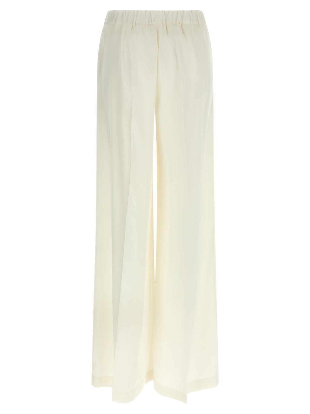 P.A.R.O.S.H. White Polyester Casual Pants