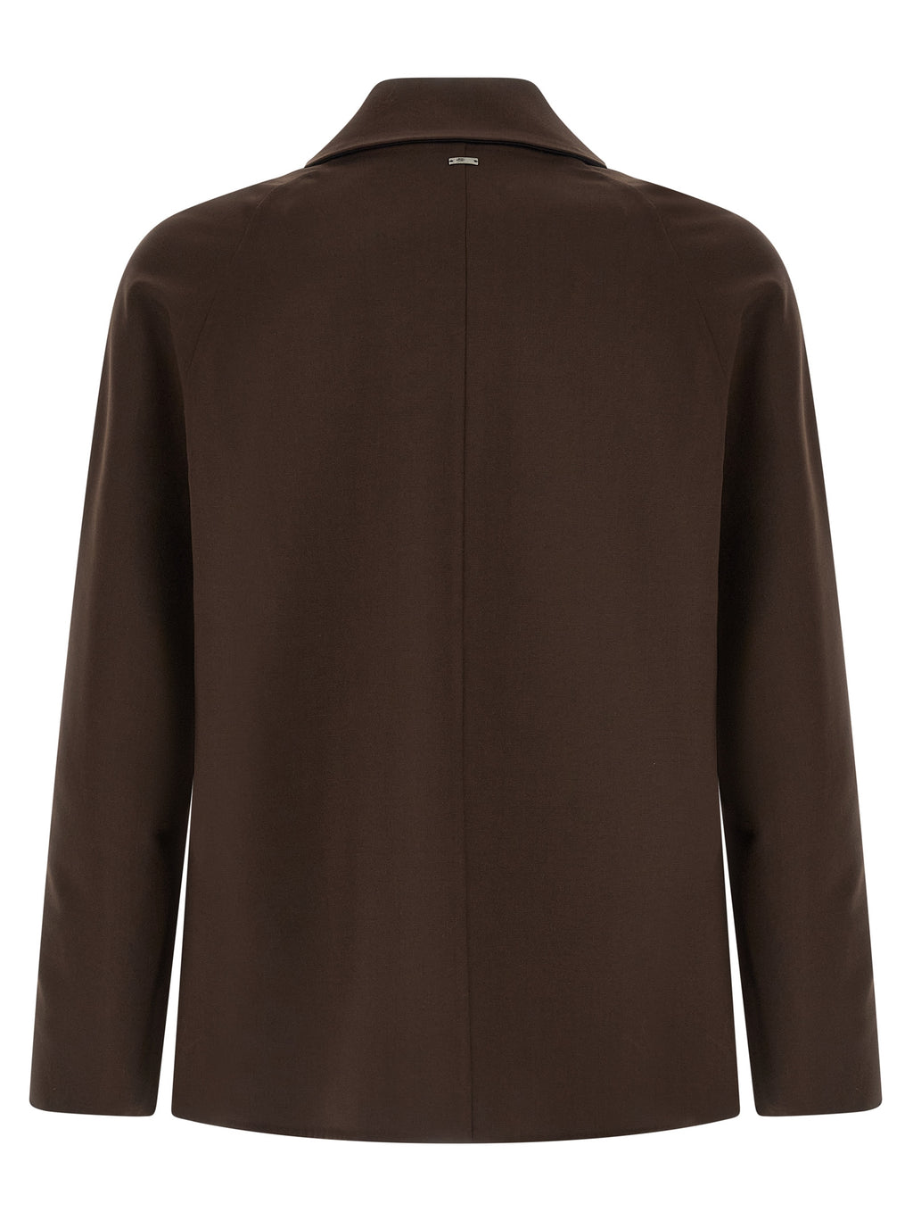 Herno Brown Polyester Full-Length Jacket