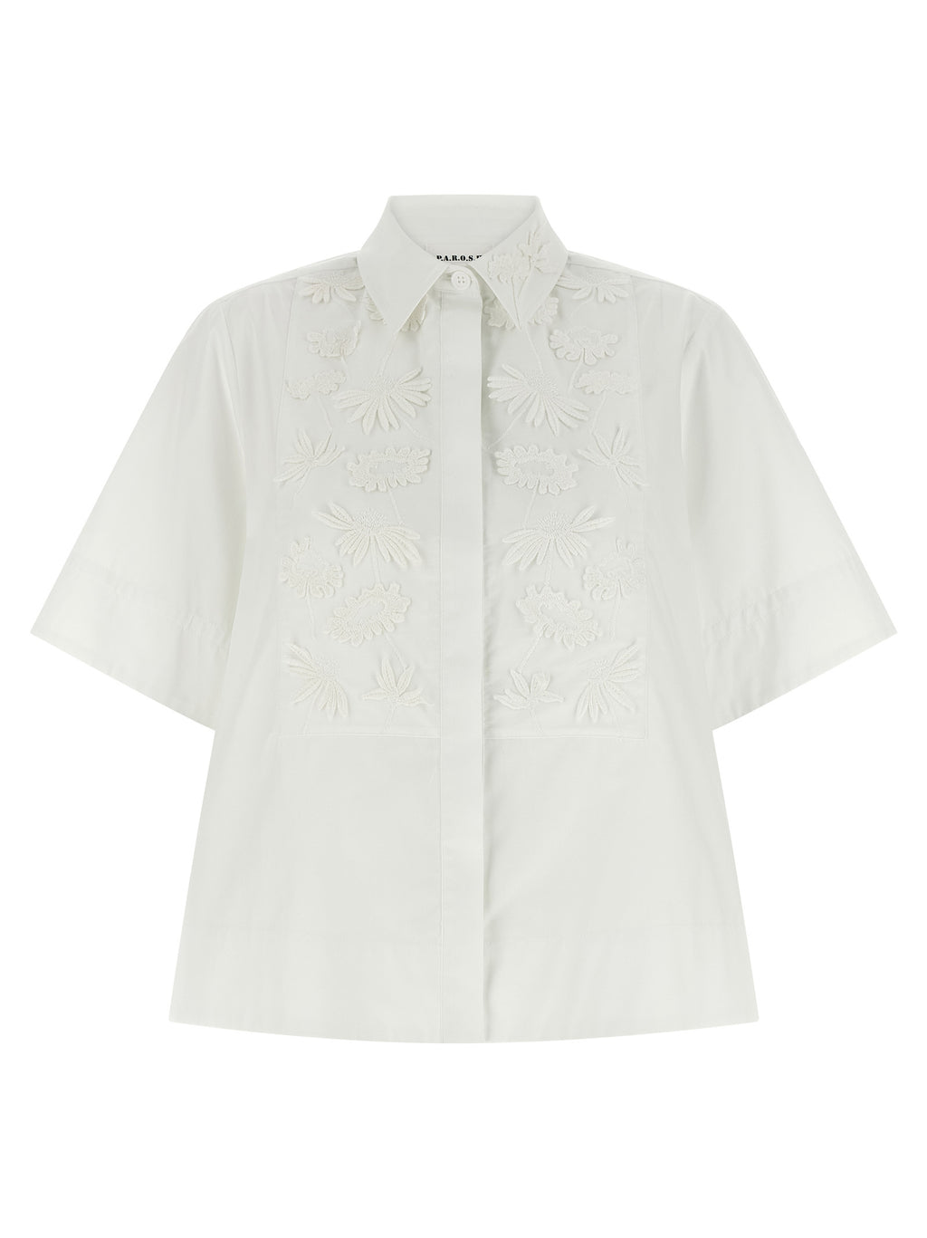P.A.R.O.S.H. White Cotton Blouse