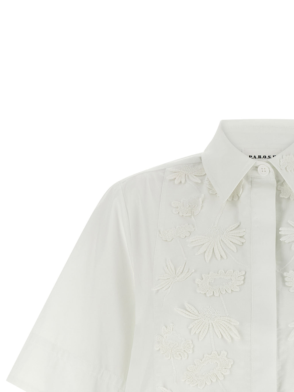 P.A.R.O.S.H. White Cotton Blouse