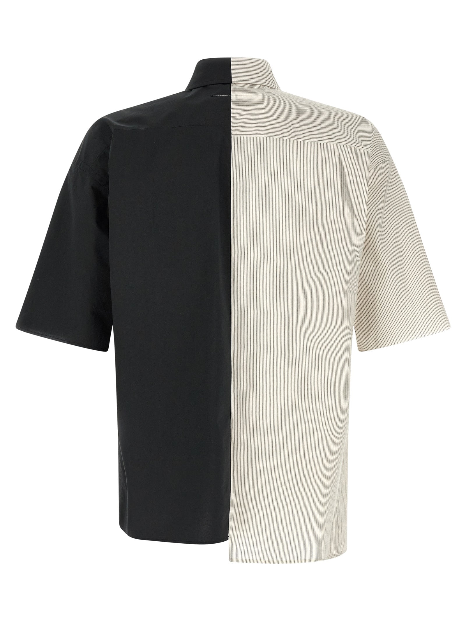 MM6 Maison Margiela Black Cotton Blouse