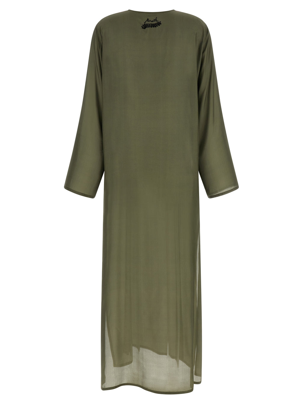 P.A.R.O.S.H. Bicolor Silk Long Dress