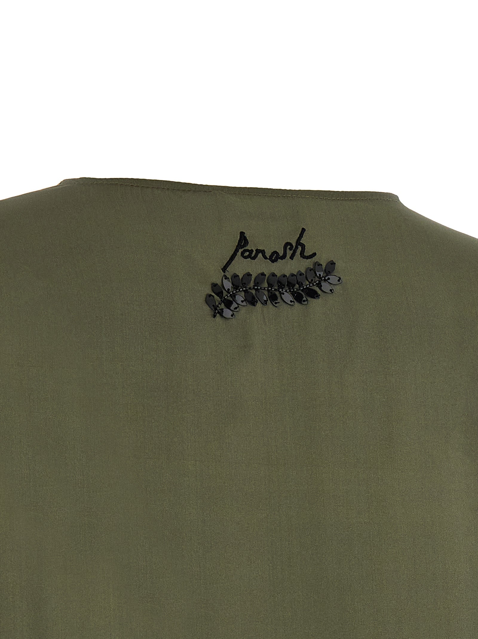 P.A.R.O.S.H. Bicolor Silk Long Dress