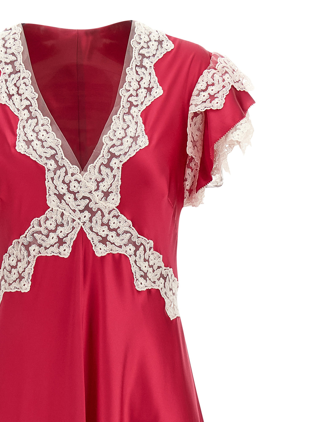Alberta Ferretti Fuchsia Viscose Long Dress