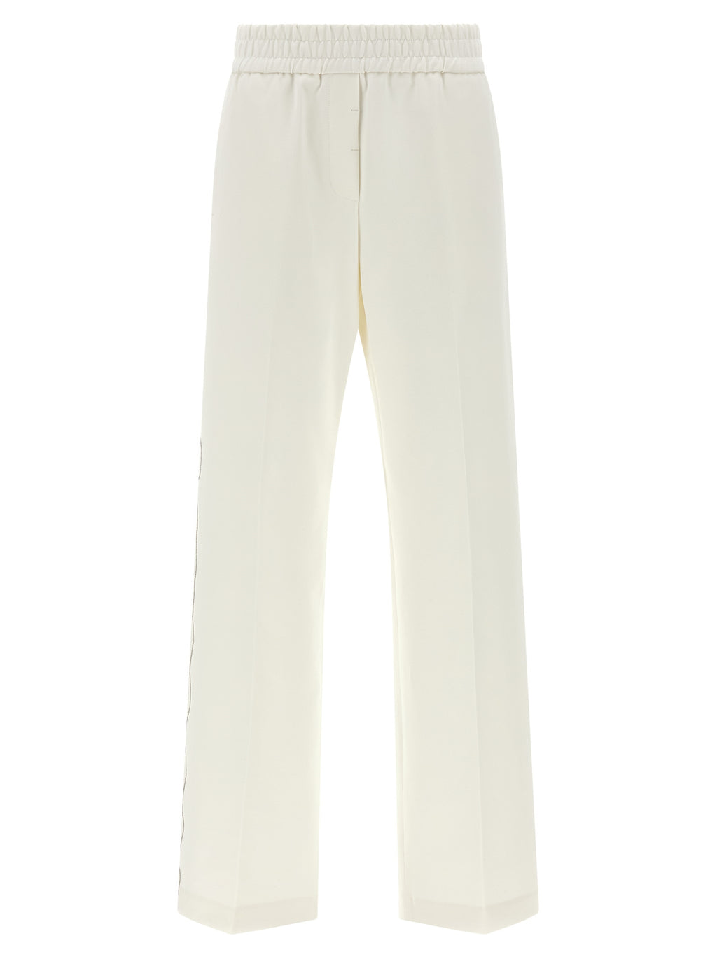 Peserico White Cotton Casual Pants