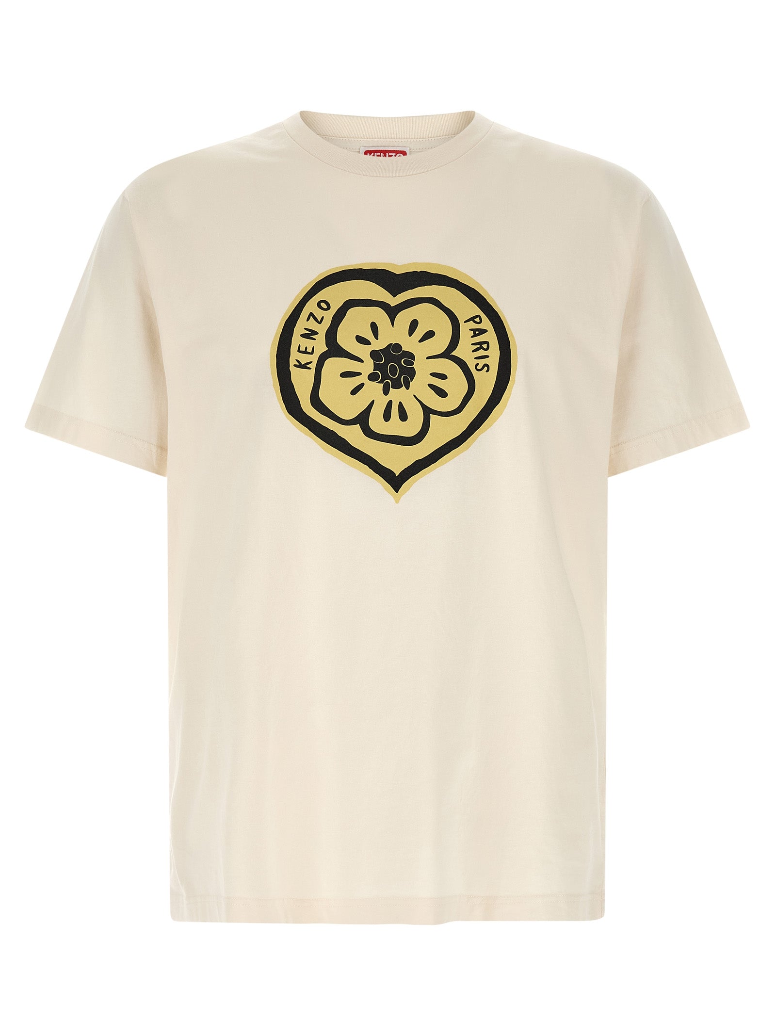 Kenzo Beige Cotton T-Shirt