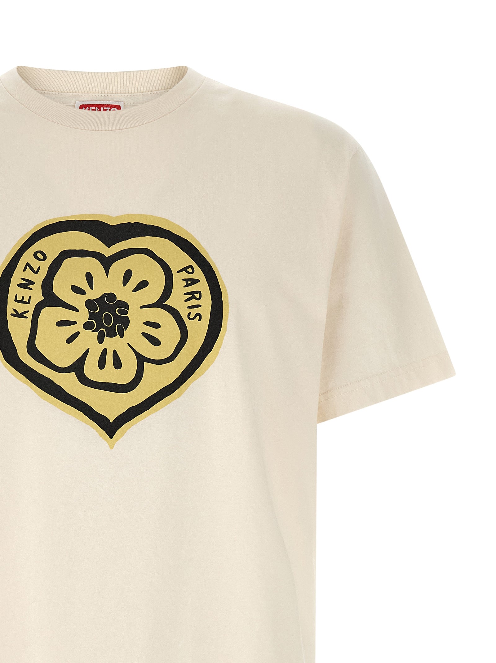 Kenzo Beige Cotton T-Shirt