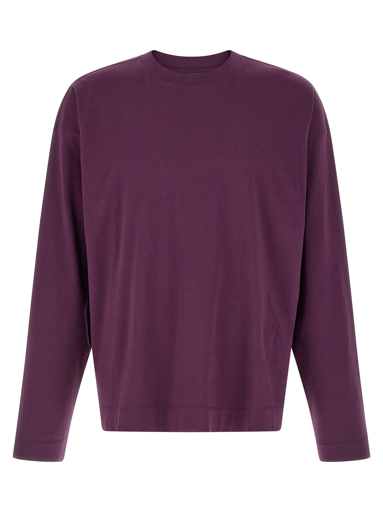 Dries Van Noten Purple Cotton T-Shirt