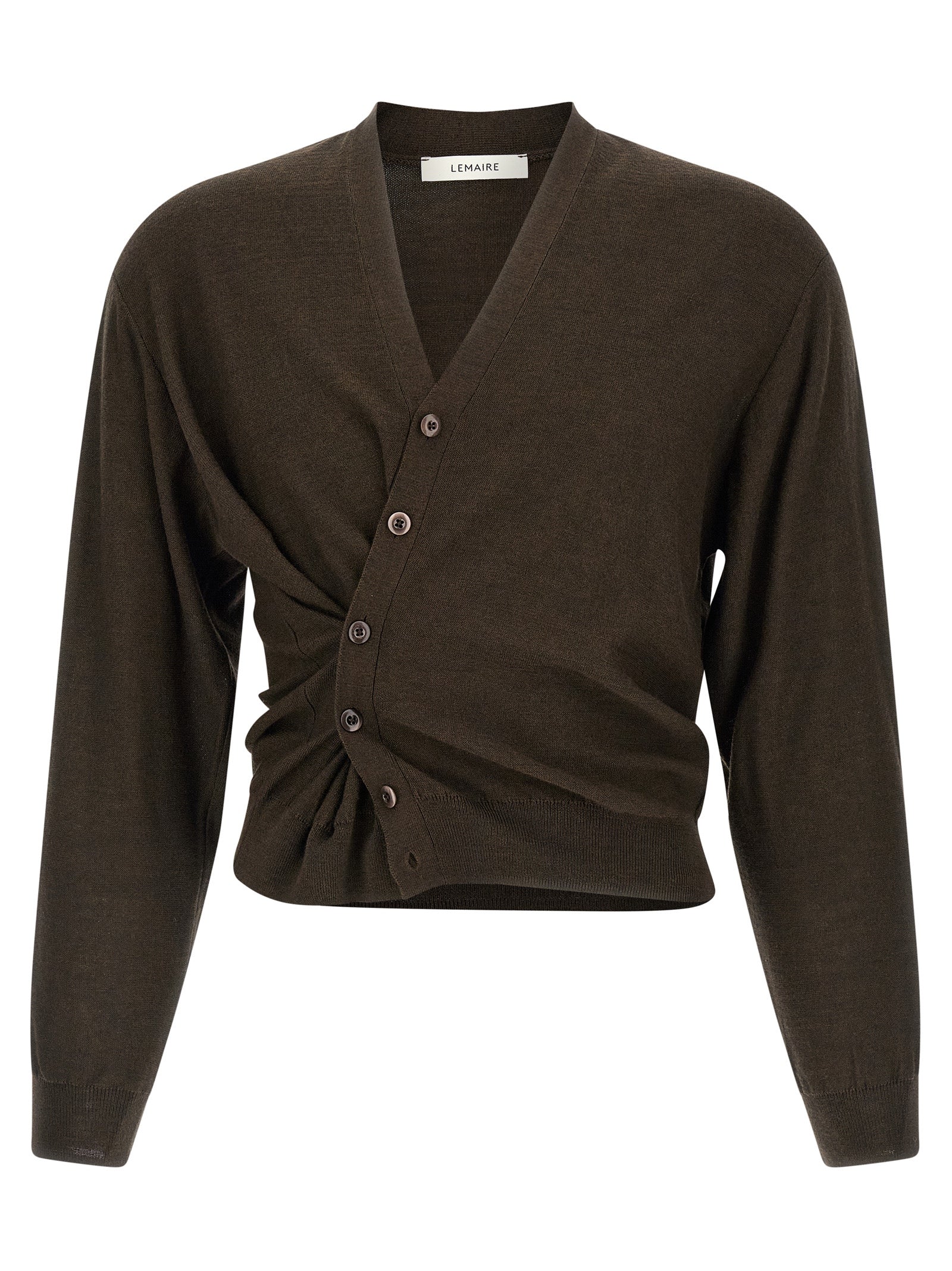 Lemaire Brown Marabou Cardigan