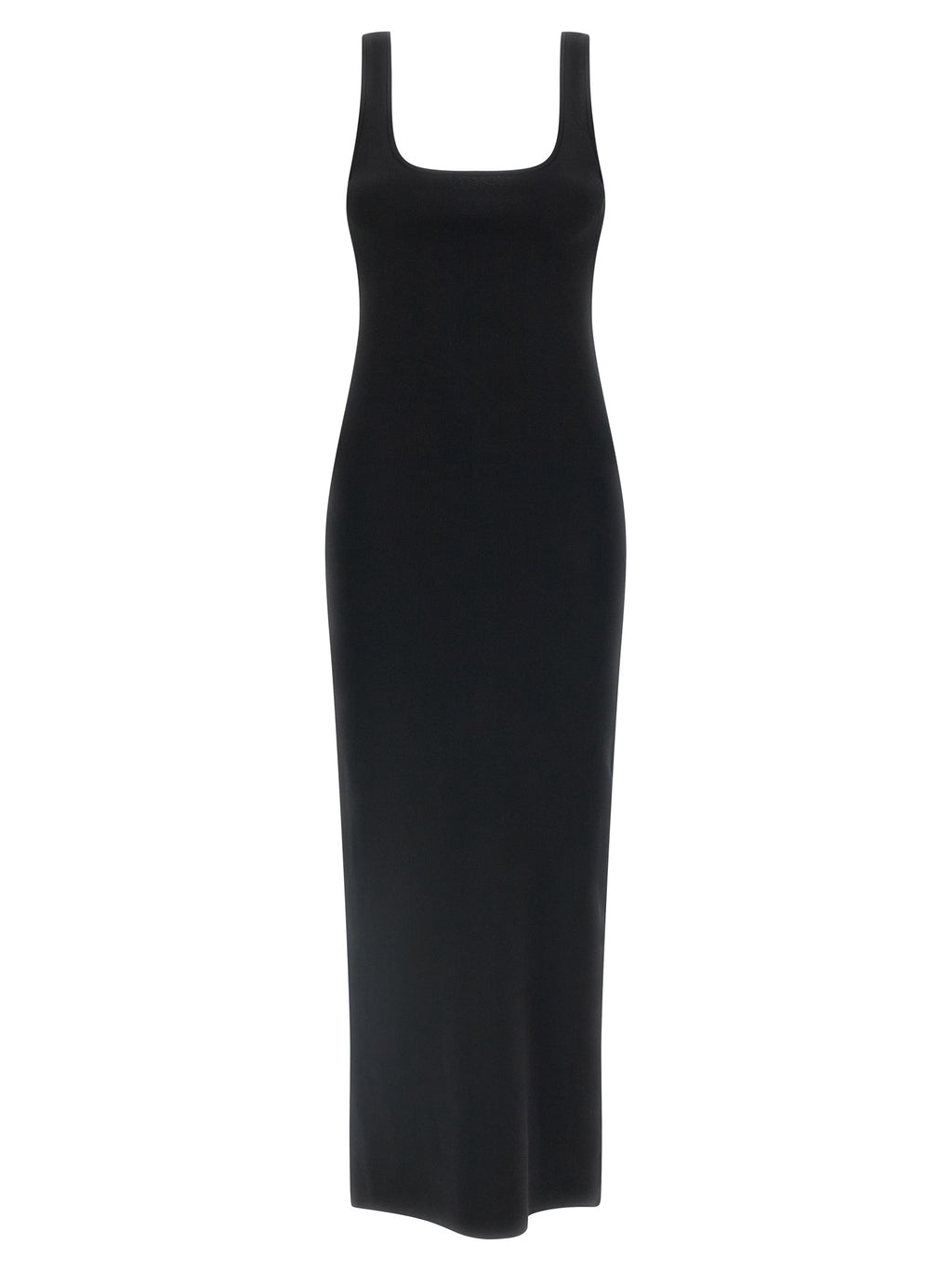 Entire Studios Black Viscose Midi Dress