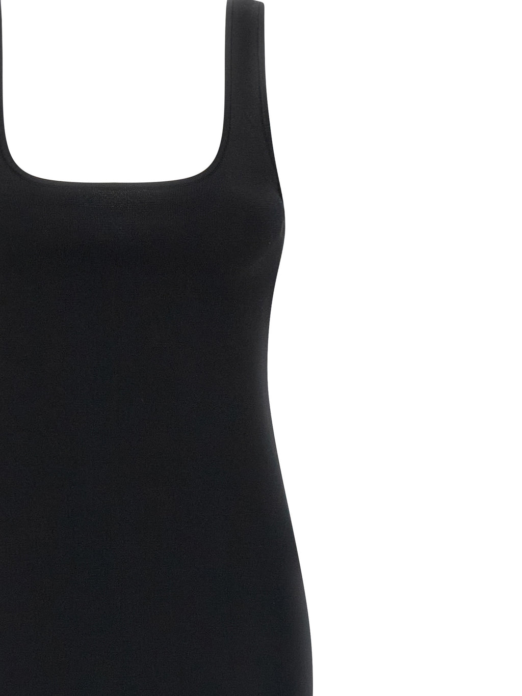 Entire Studios Black Viscose Midi Dress