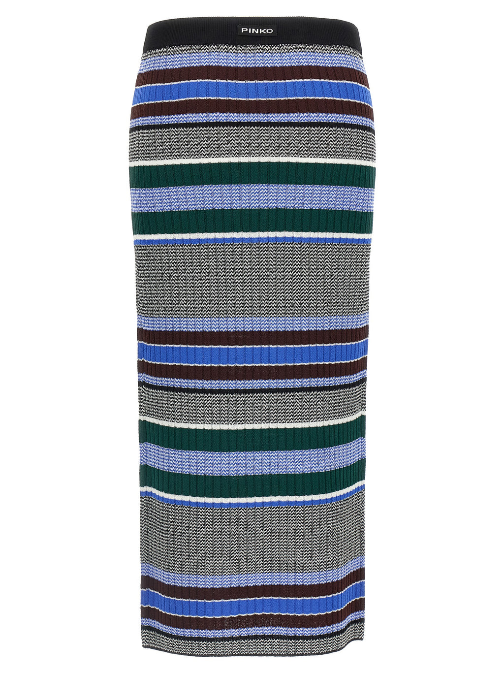 PINKO Multicolor Viscose Midi Skirt