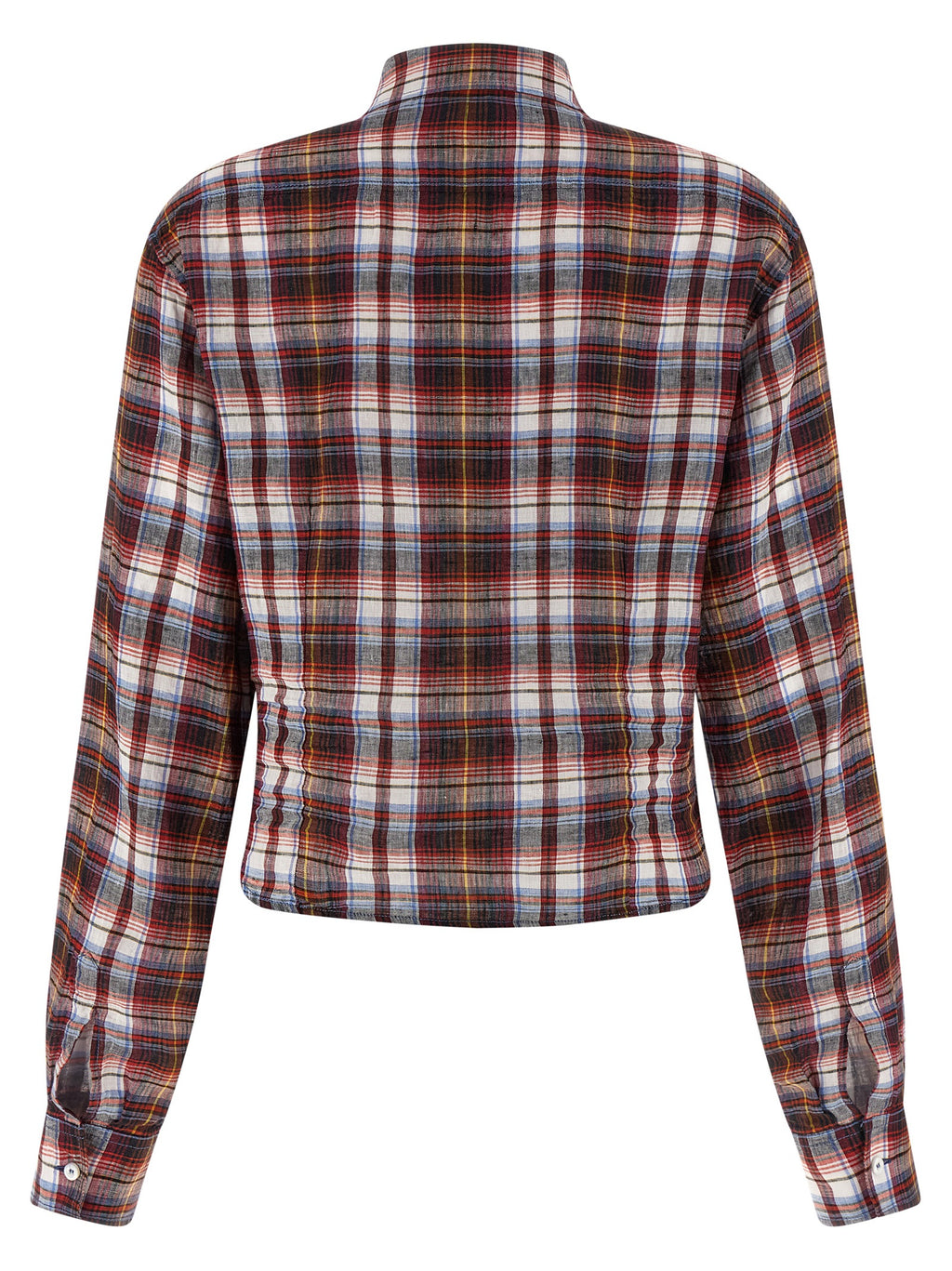 Dsquared² Multicolor Linen Blouse