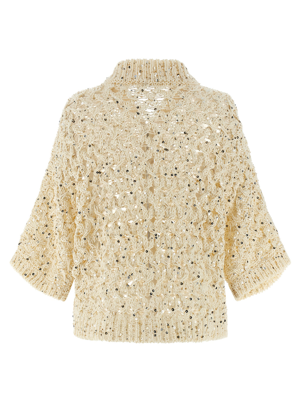 Peserico Beige Cotton Cardigan