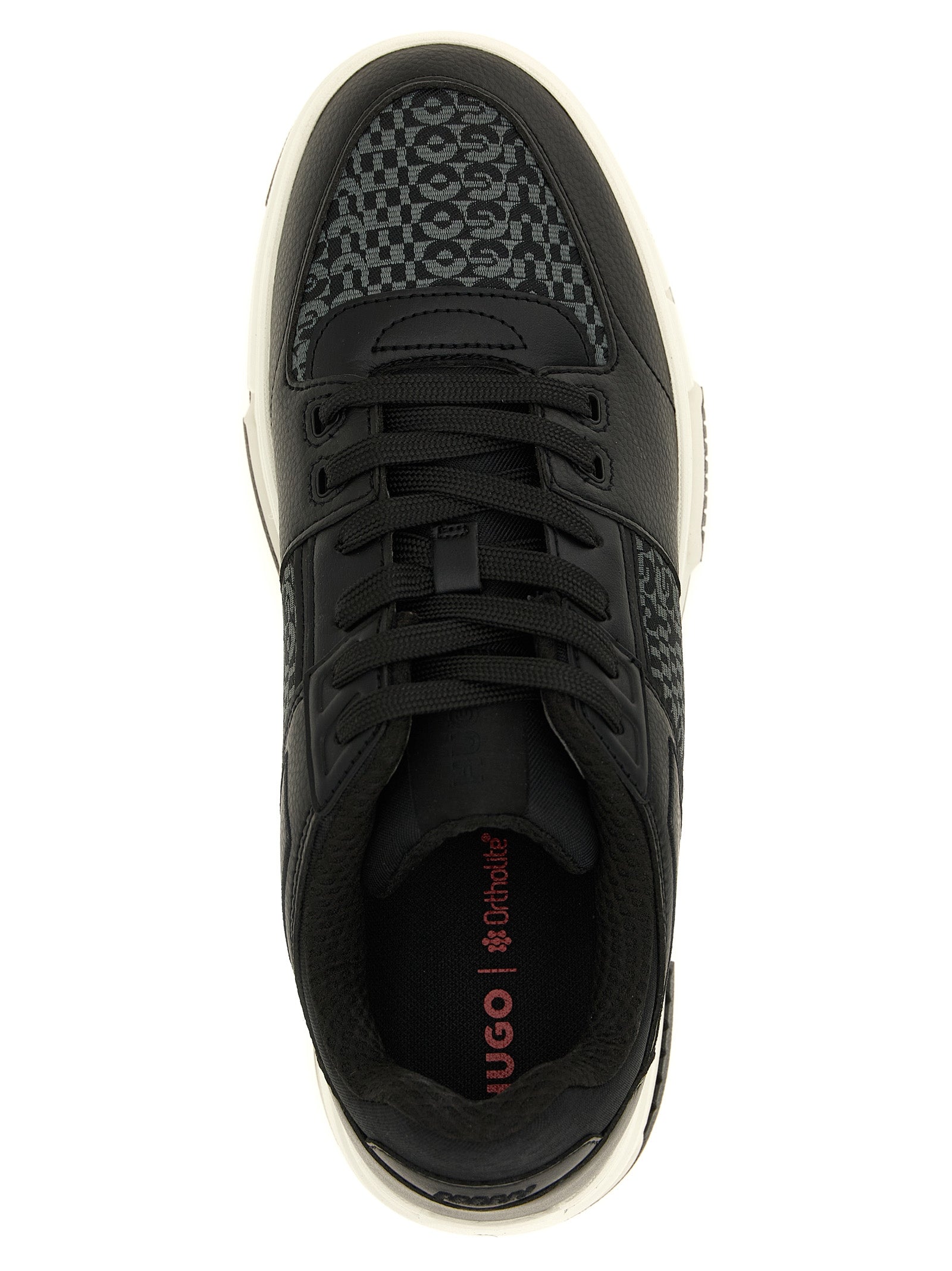 Hugo Boss Black Polyester Low Top Sneakers