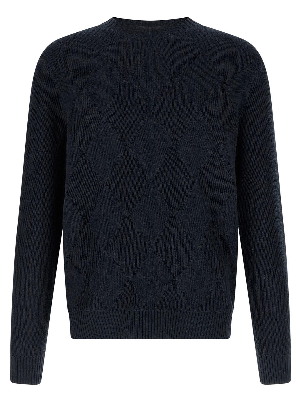 Ballantyne Blue Cotton Cardigan