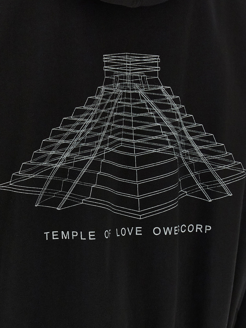 Rick Owens Black Cotton Sweatshirt