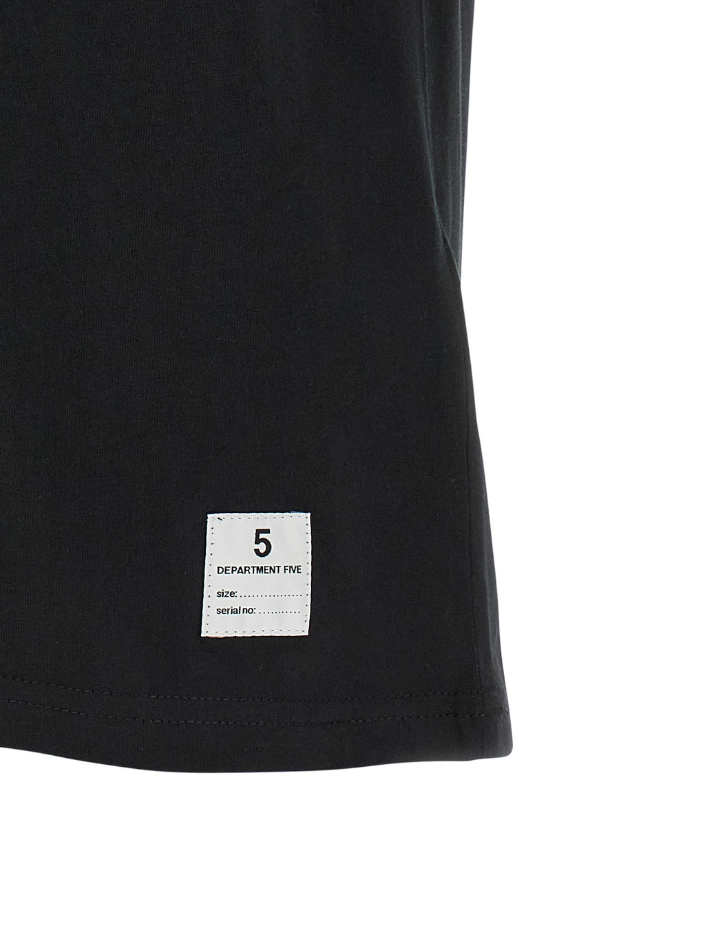 Department 5 Black Organic Cotton T-Shirt