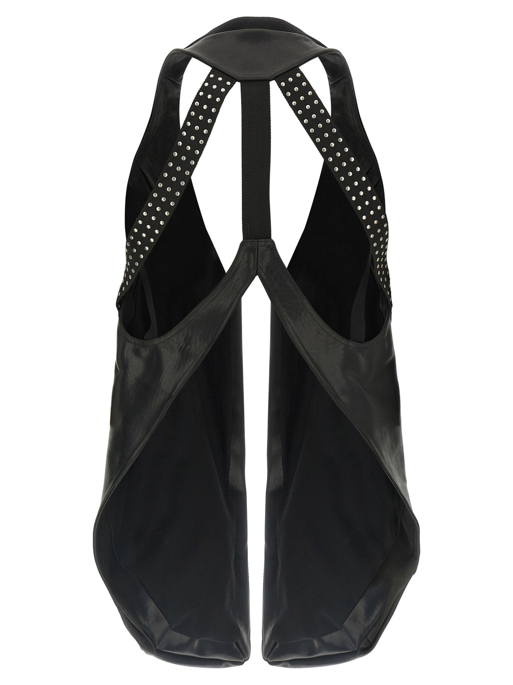 Rick Owens Black Bull Skin Sleeveless Jacket