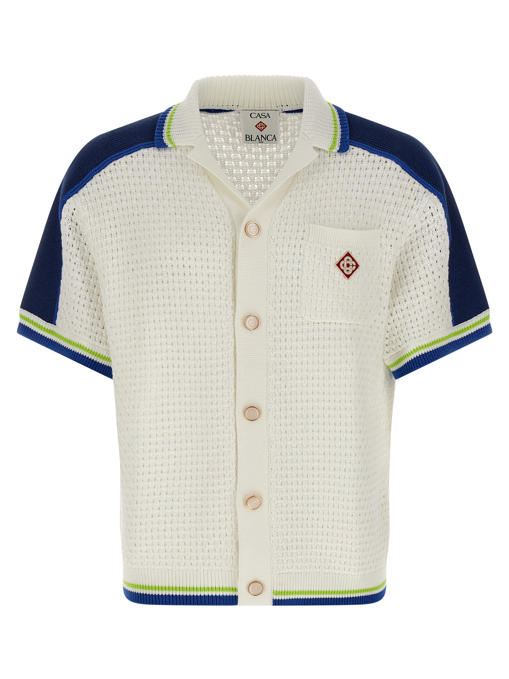 Casablanca White Cotton Blouse