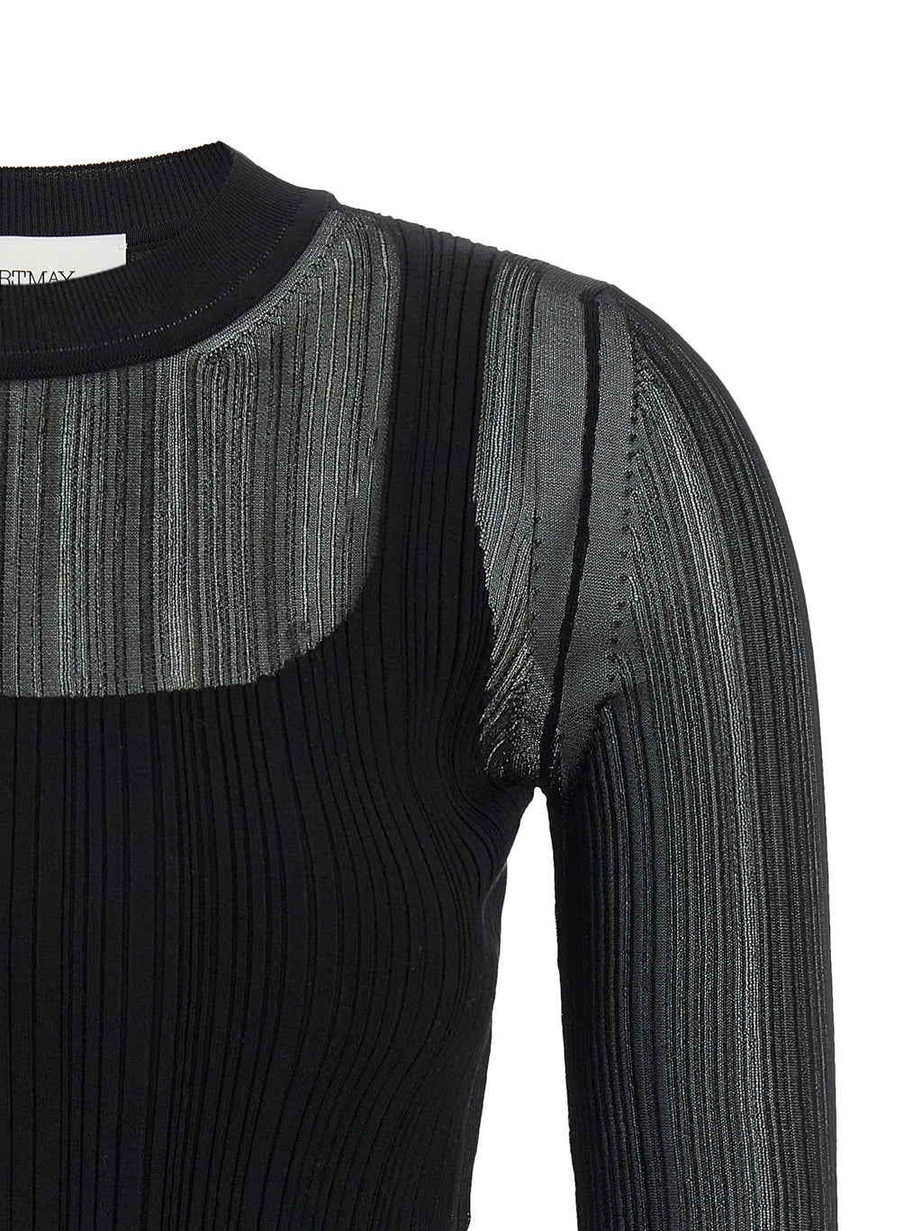 Sportmax Black Viscose Cardigan