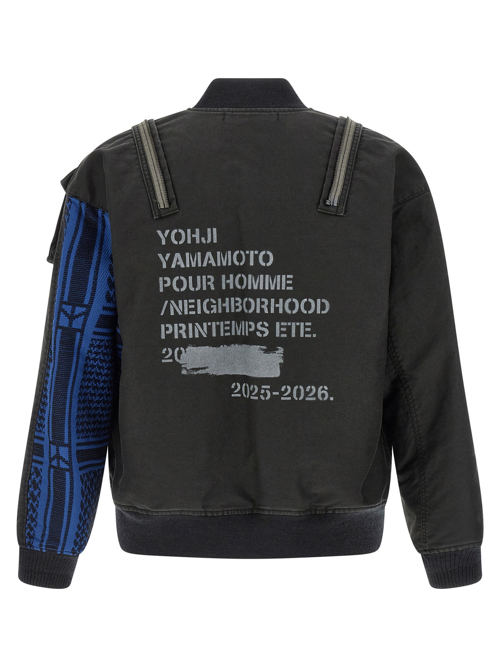 Yohji Yamamoto Black Cotton Bomber