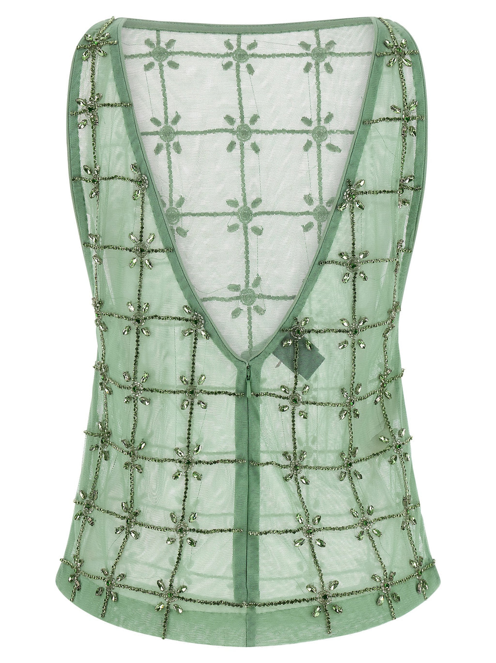 PINKO Bicolor Polyester Tank Tops