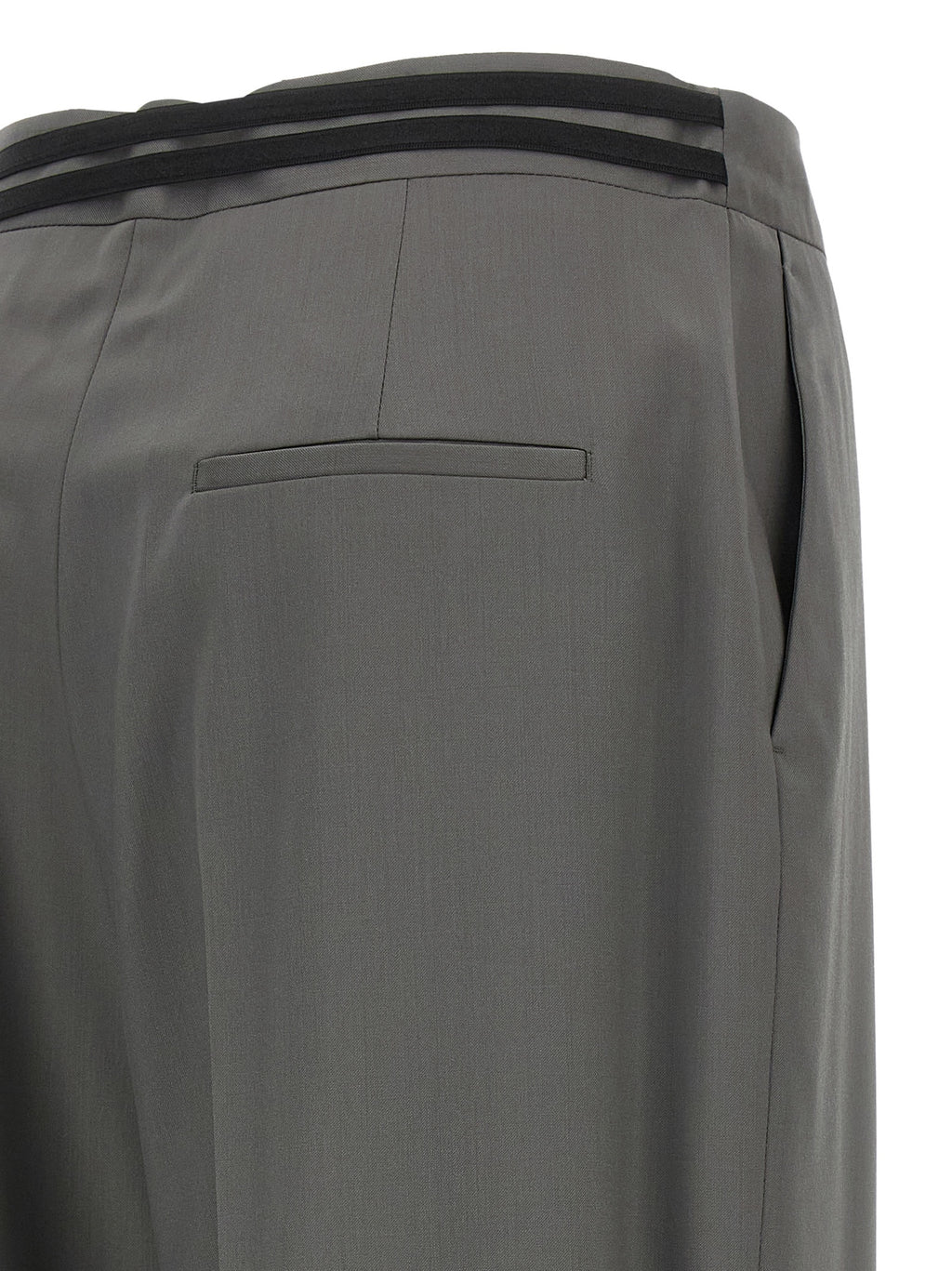 Armarium Gray Virgin Wool Dress Pants