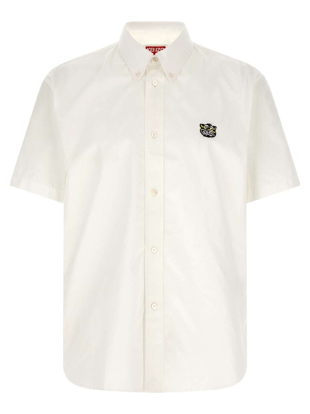 Kenzo White Cotton Blouse