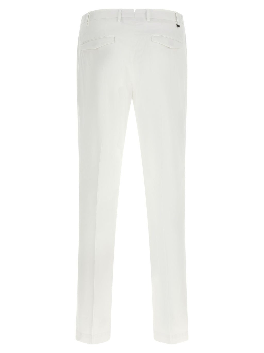 PT Torino White Cotton Dress Pants