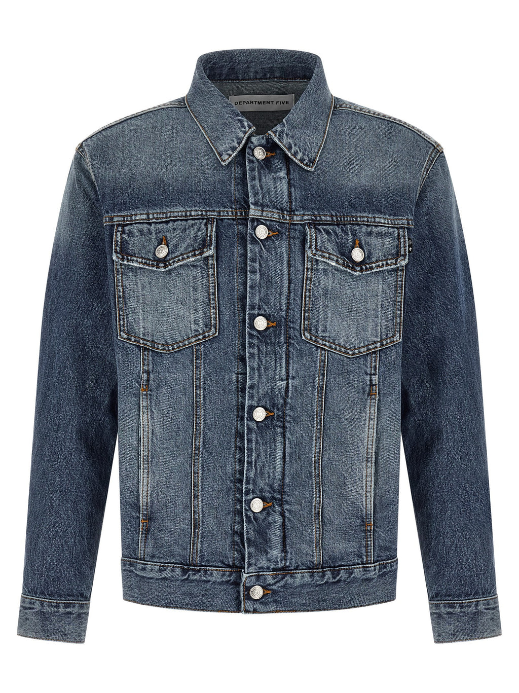 Department 5 Blue Cotton Denim Jacket