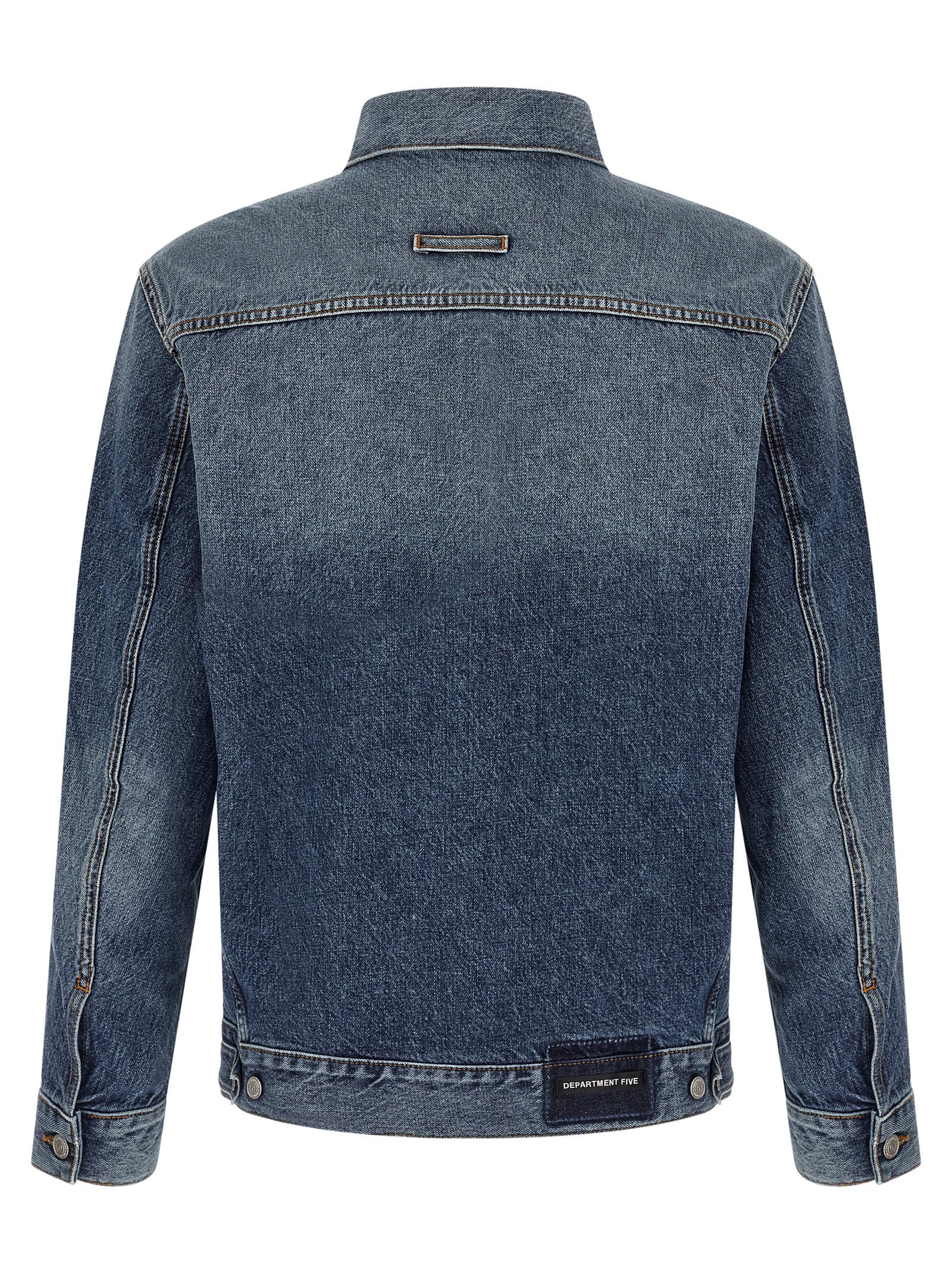 Department 5 Blue Cotton Denim Jacket
