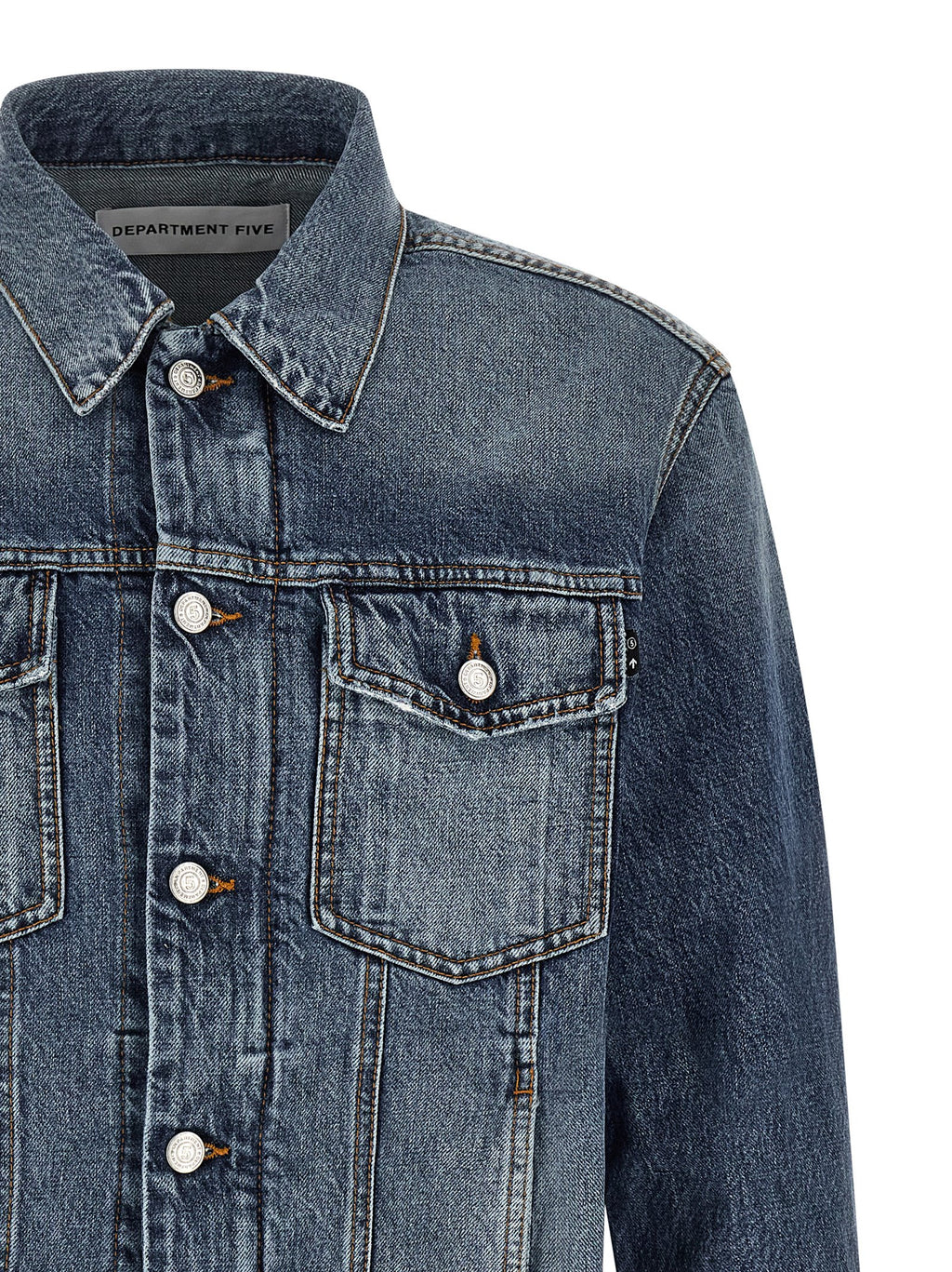 Department 5 Blue Cotton Denim Jacket