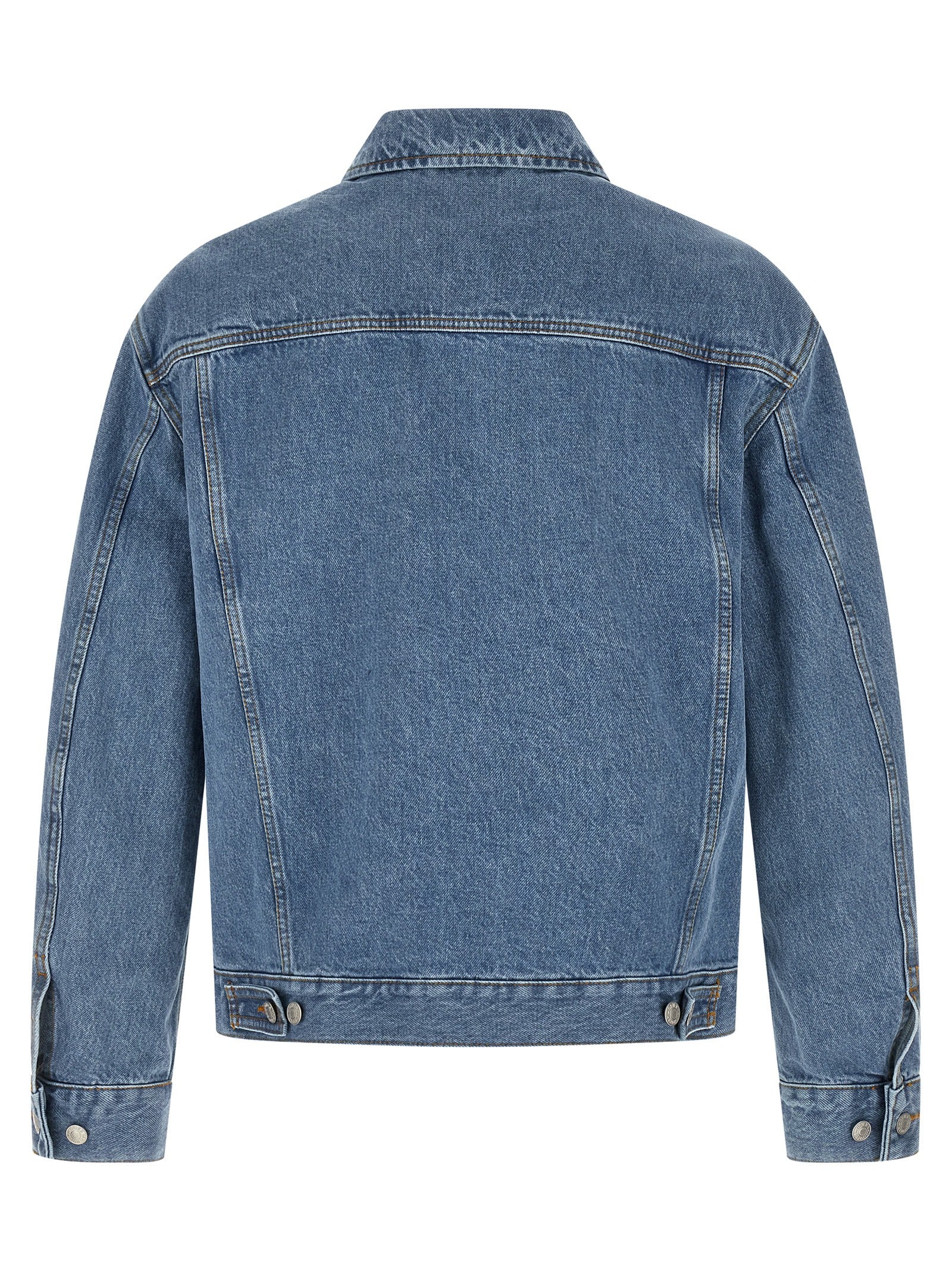 Dries Van Noten Blue Cotton Denim Jacket