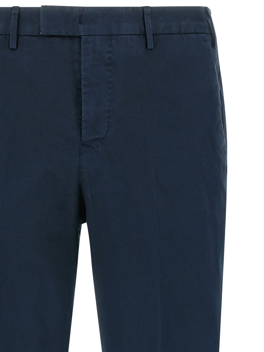 PT Torino Blue Cotton Casual Pants