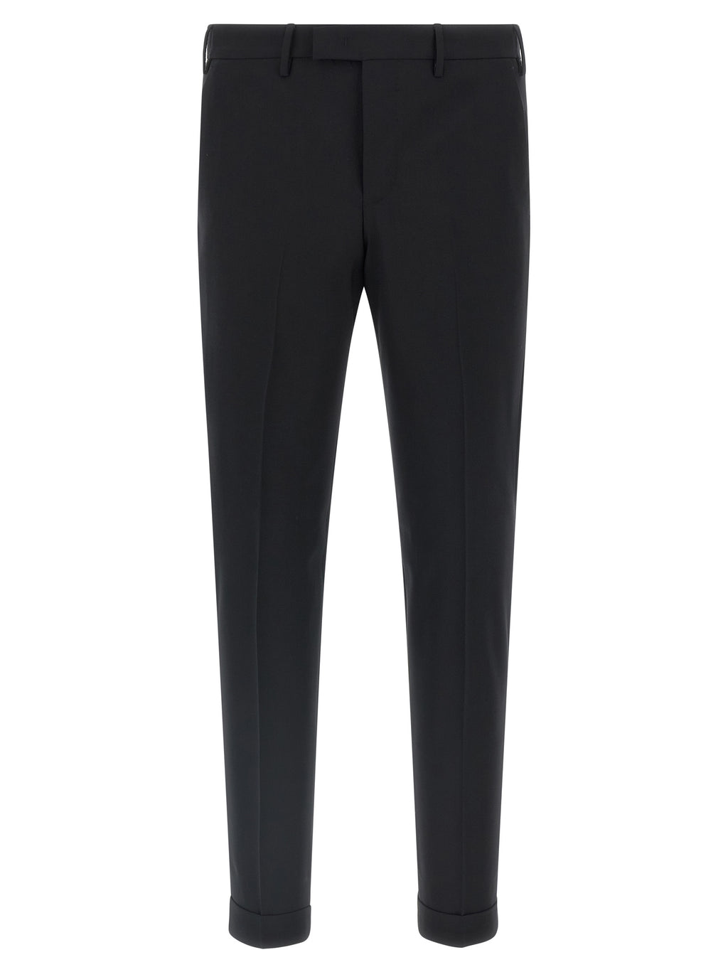 PT Torino Black Virgin Wool Dress Pants
