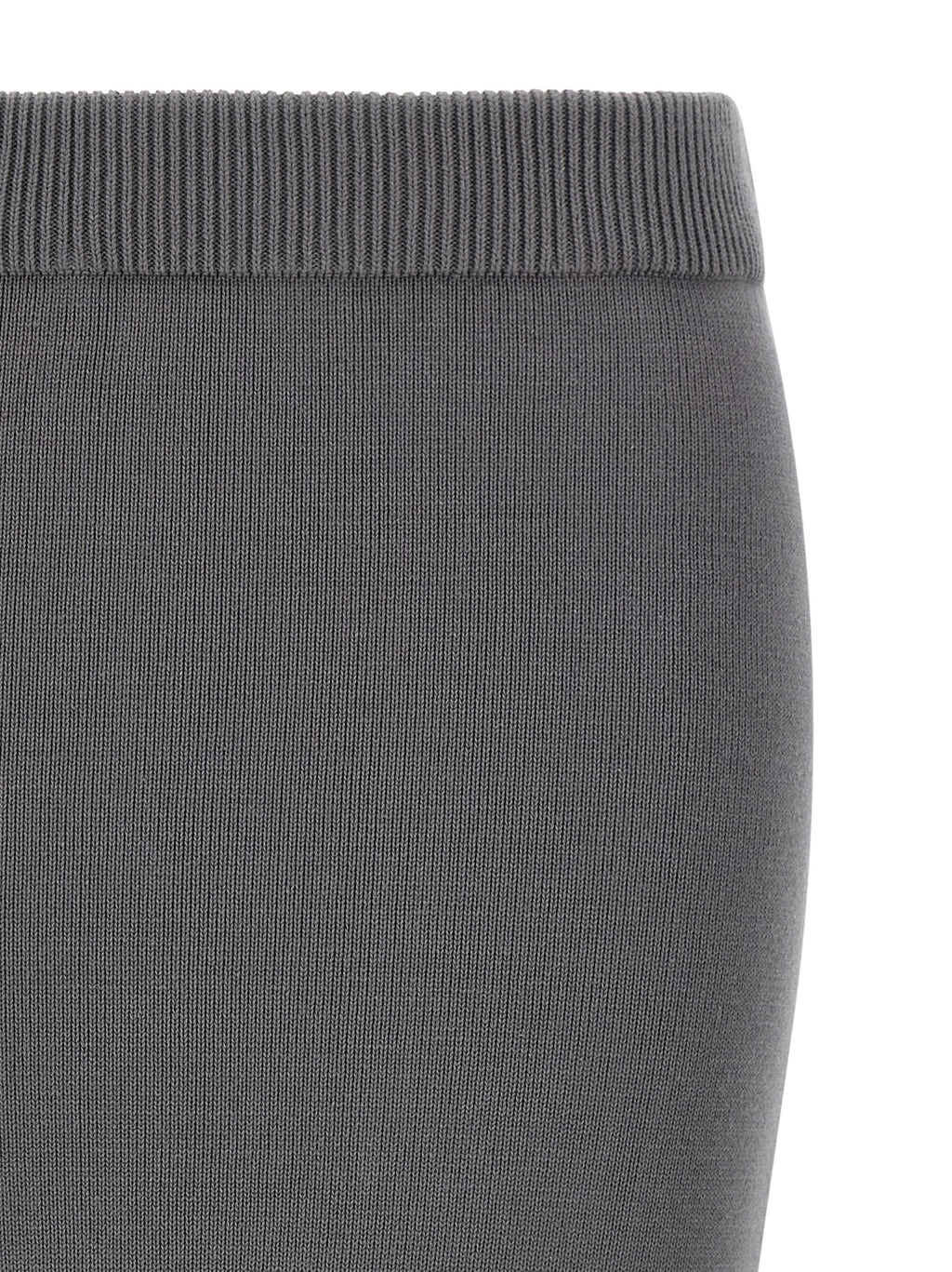 Entire Studios Gray Cotton Midi Skirt