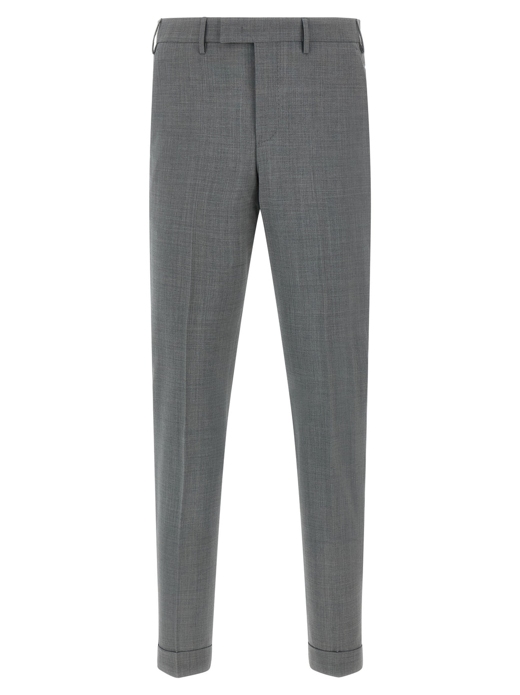 PT Torino Gray Virgin Wool Dress Pants