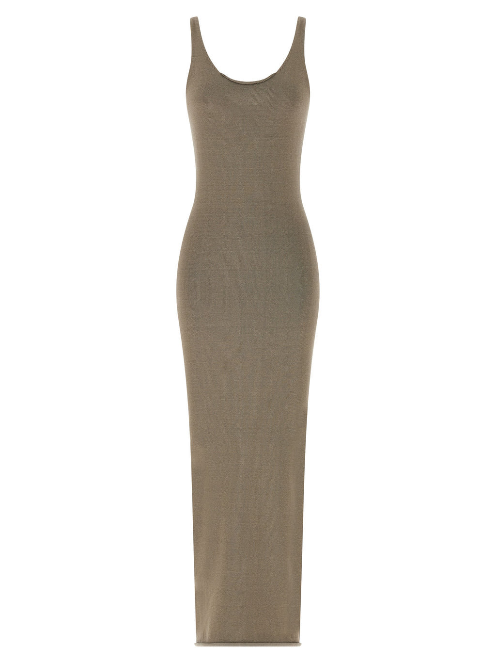 Entire Studios Beige Cotton Midi Dress