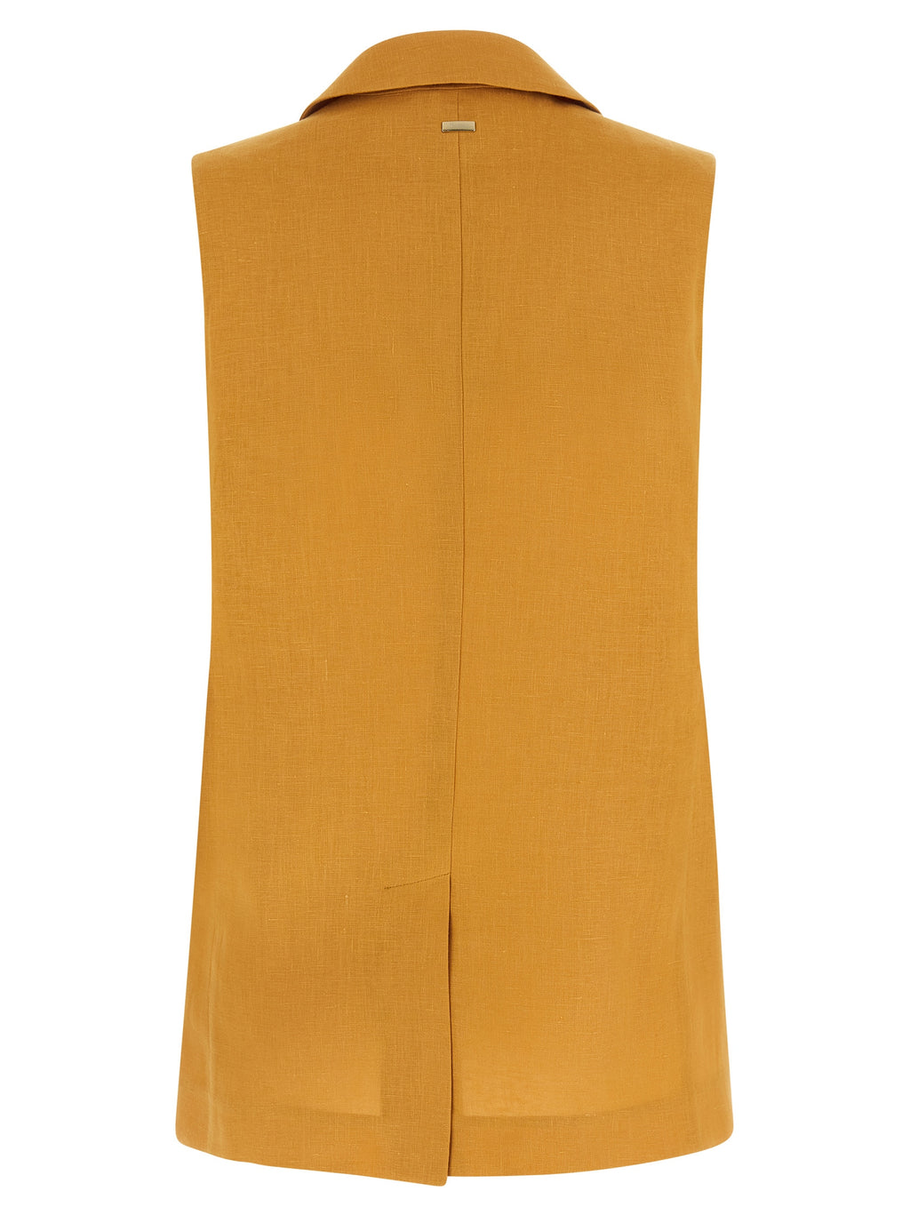 Herno Bicolor Linen Sleeveless Jacket
