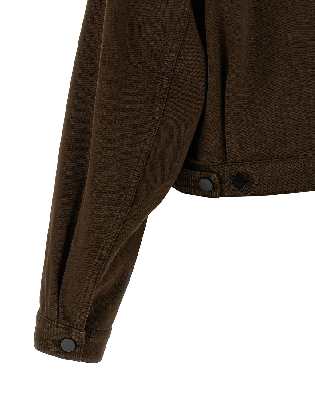 Lemaire Brown Cotton Denim Jacket